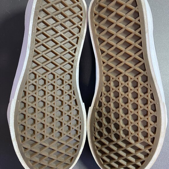 VANS OFF THE WALL Youth Sz 13 Low Top Classic Black/White Suede/Canvas Shoes EUC - Picture 7 of 7